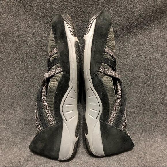 Dansko Hilde Black Suede Comfort Shoes Flats Cross Strap Size EU 40 US 9.5-10 - Picture 8 of 11